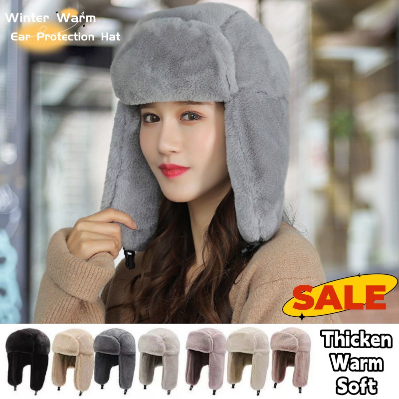 Trapper Hat Ear Flap - New Winter Warm Thick Plush Bomber
