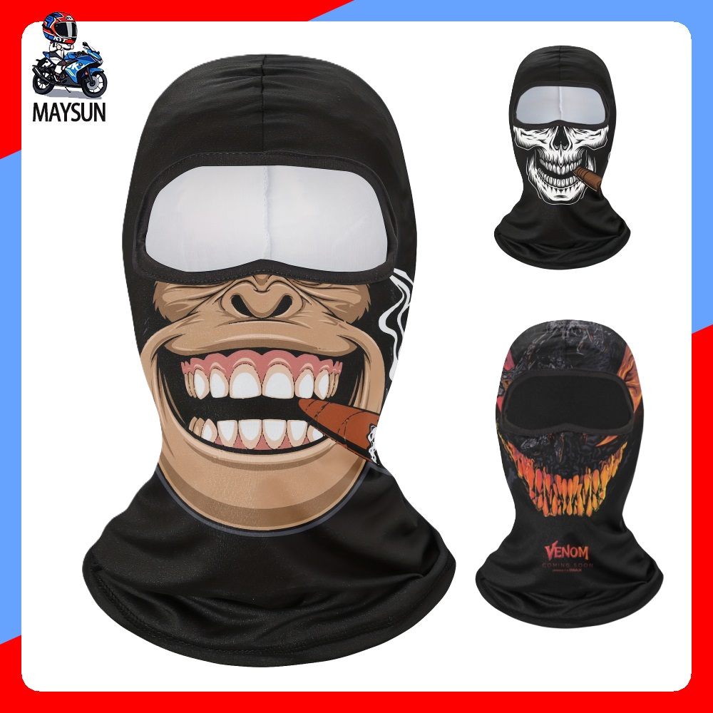Skull Cap Helmet Liner - Outdoor Sunscreen New Venom Ski Mask