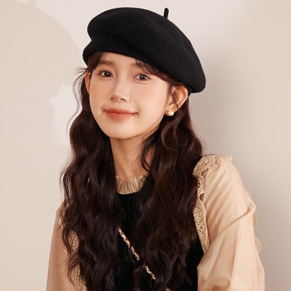 Fashion Warm Winter Wool Beret - Beret French Wool recension och pris