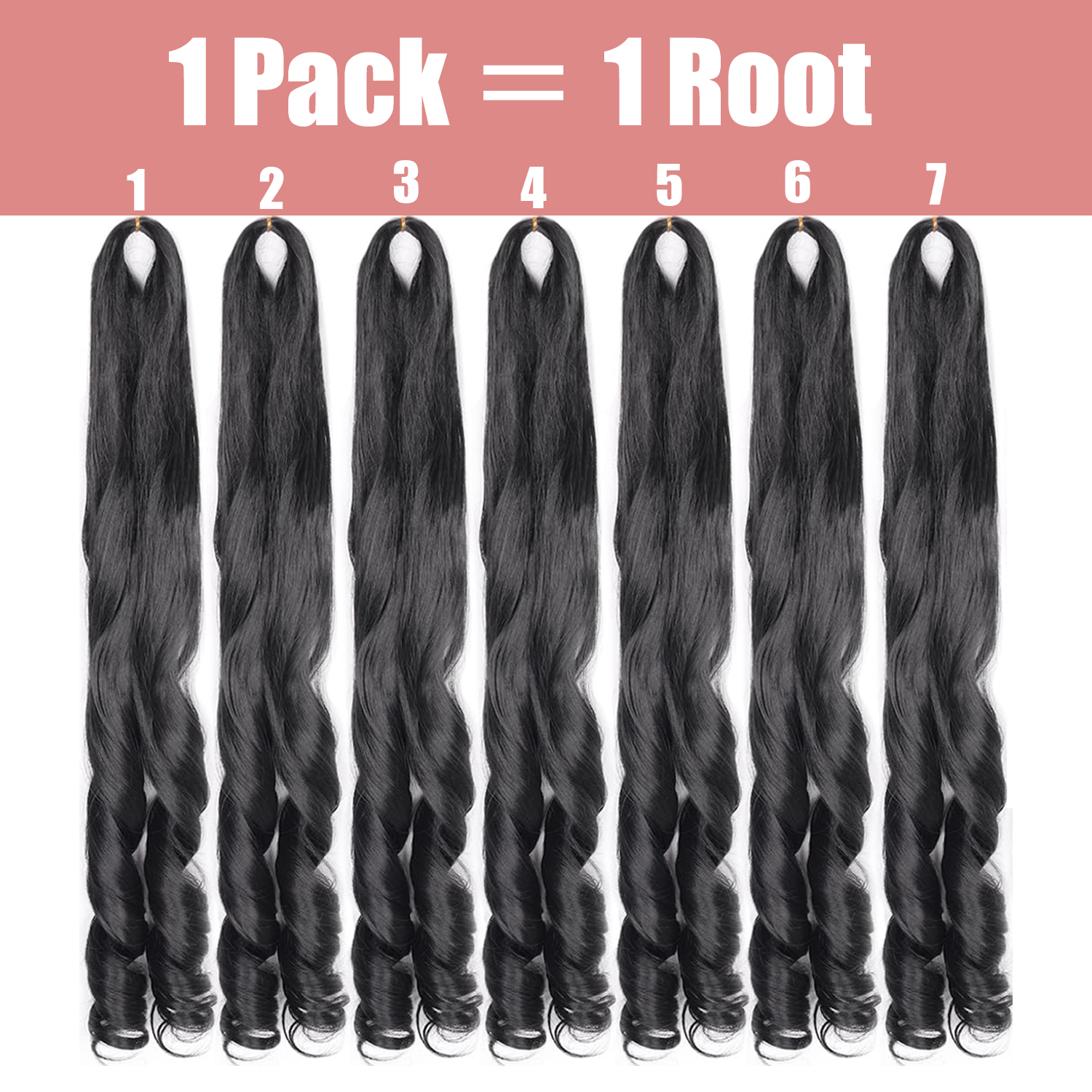 French Curly Braiding Hair 12/ - Beret French Wool recension och pris