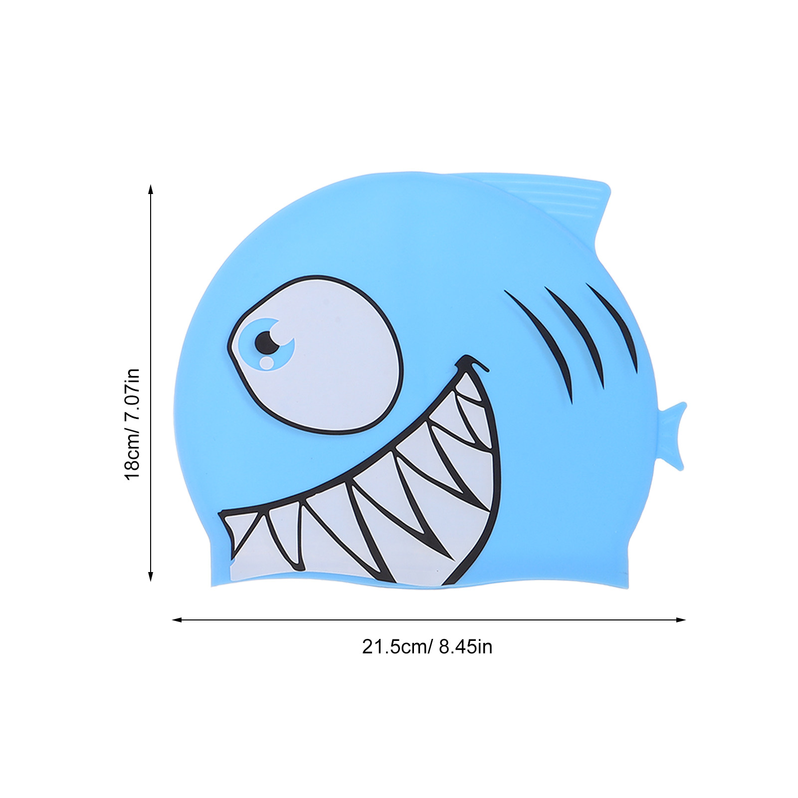 2Pcs Kids Fish Pattern Silicon - Swim Hat Silicone recension och pris