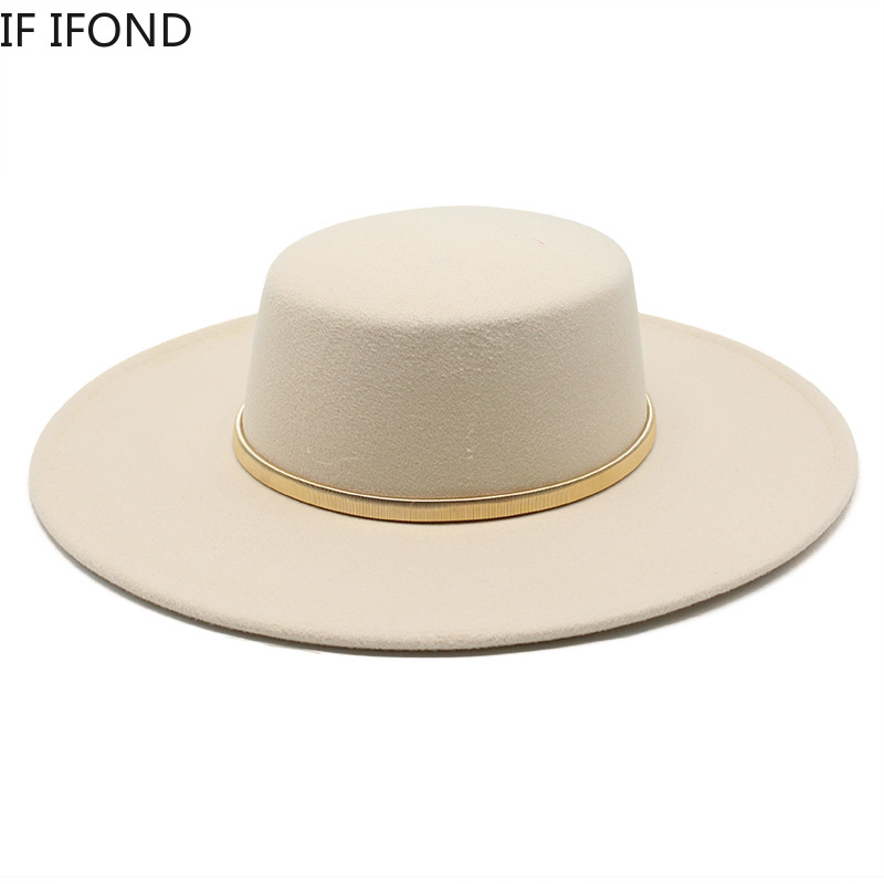 Black Big Wide Brim Church Der - Fedora Hat Wool recension och pris