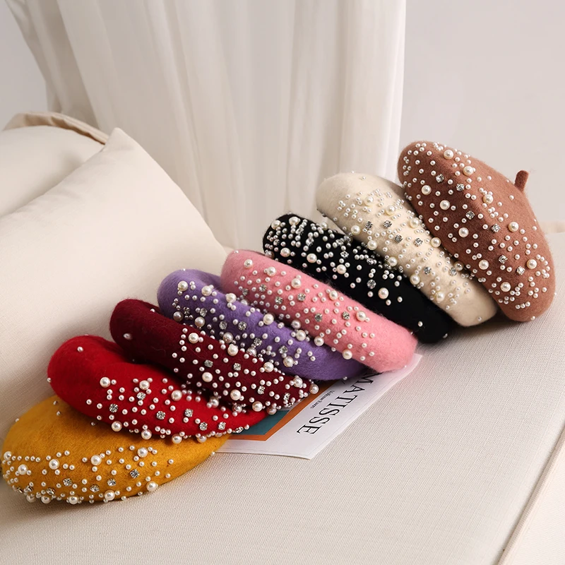 2024 Winter Wool Beret with Rh - Beret French Wool recension och pris