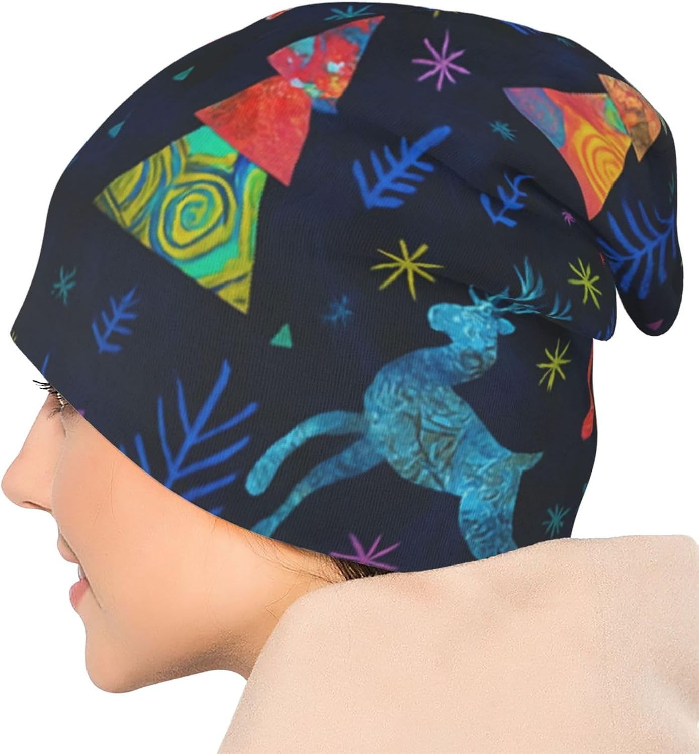 Colorful Candy Knitted Hats Cu - Beanie Cuffed Knit recension och pris
