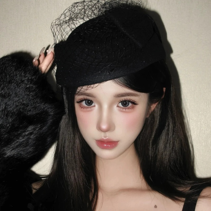 Fashion Mesh Flat Top Beret Ha - Beret French Wool recension och pris