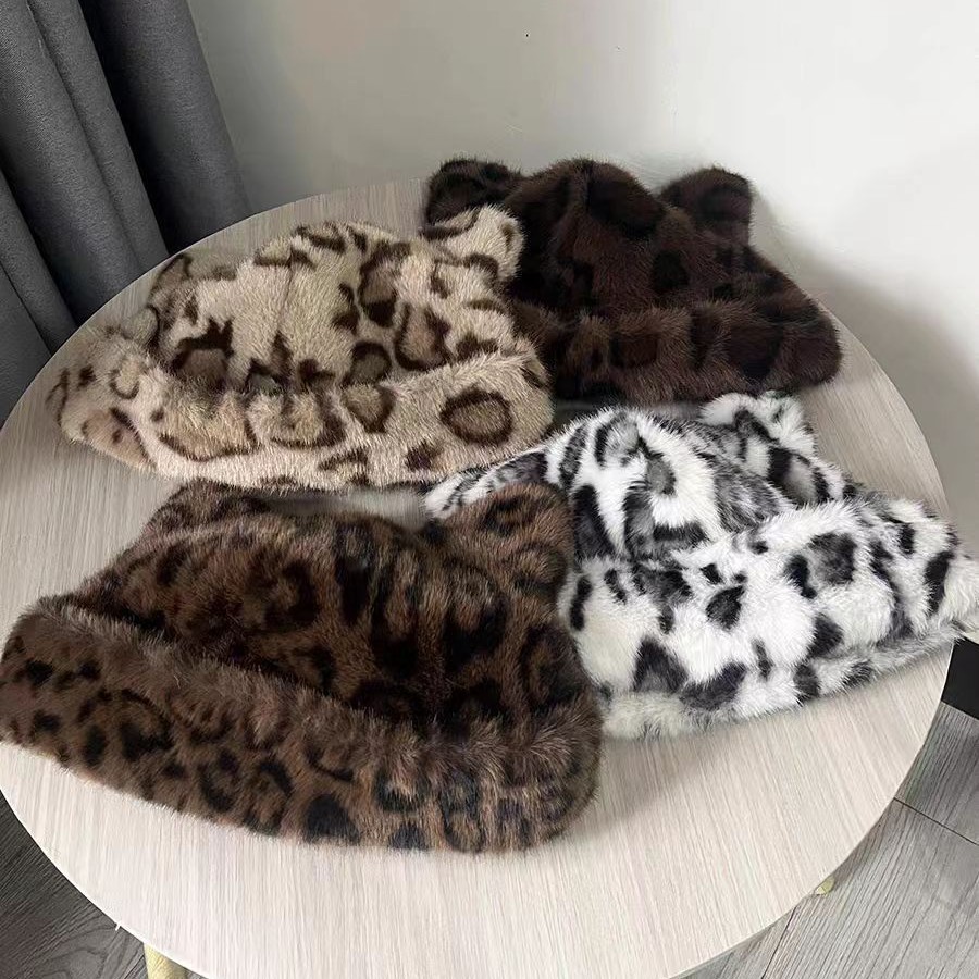 Women’s Retro Leopard Print Pl - Trapper Hat Ear Flap recension och pris