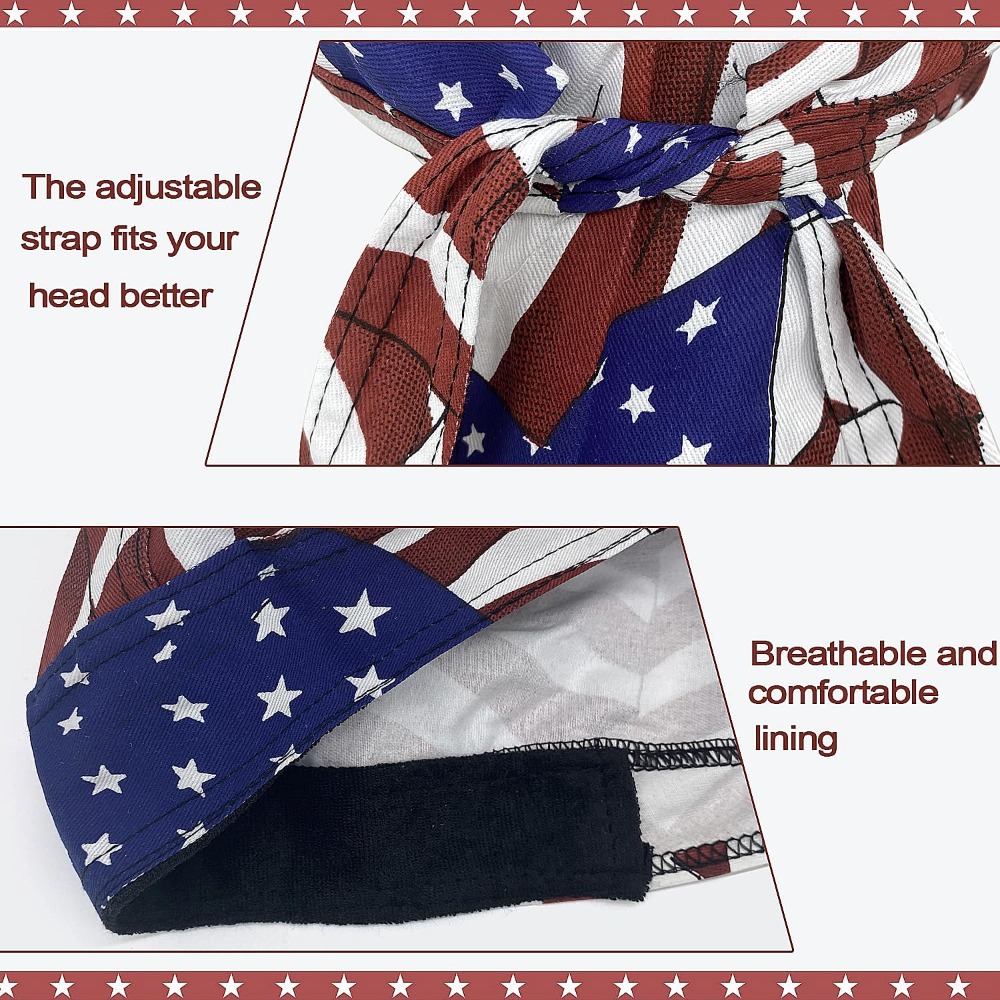 3 Pack Doo Rags for Men, Skull - Skull Cap Helmet Liner recension och pris
