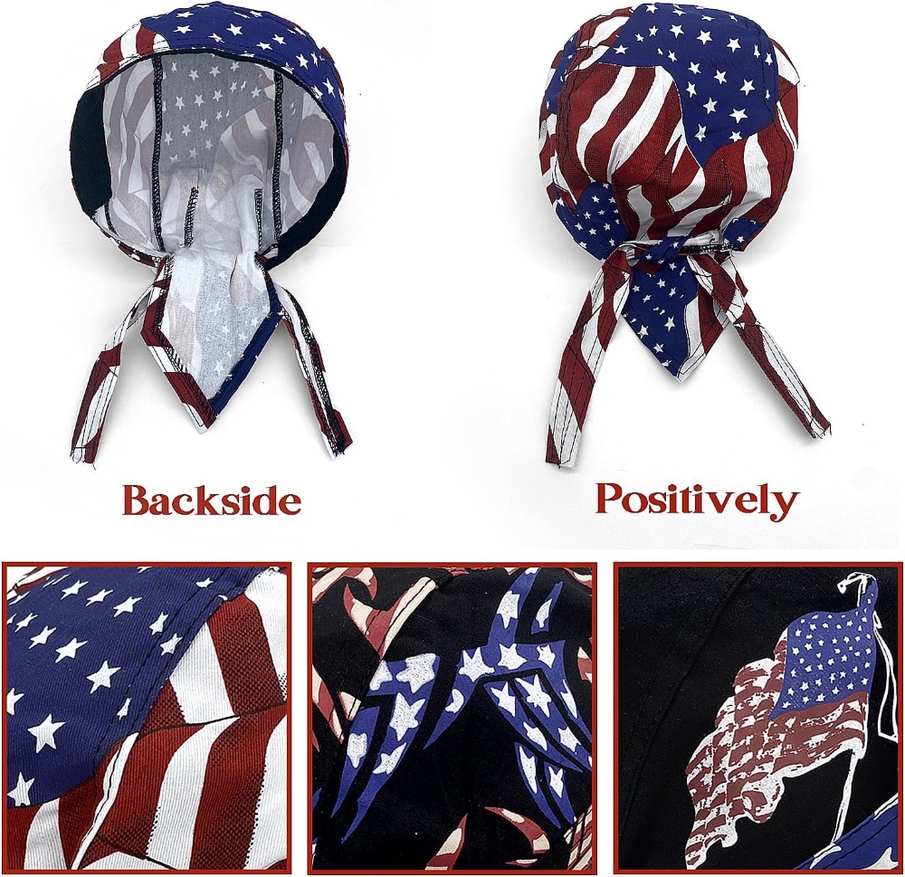 3 Pack Doo Rags for Men, Skull - Skull Cap Helmet Liner recension och pris