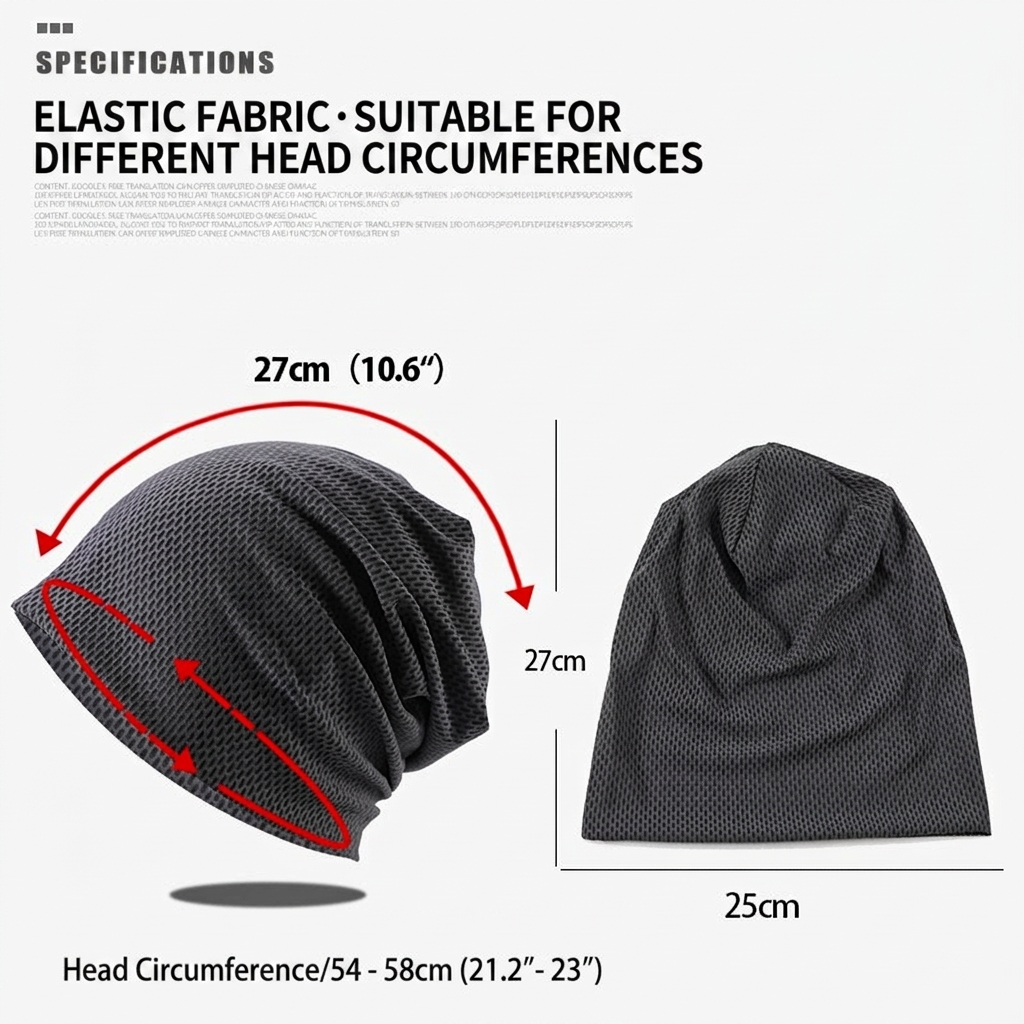 Breathable Mesh Running Beanie - Skull Cap Helmet Liner recension och pris
