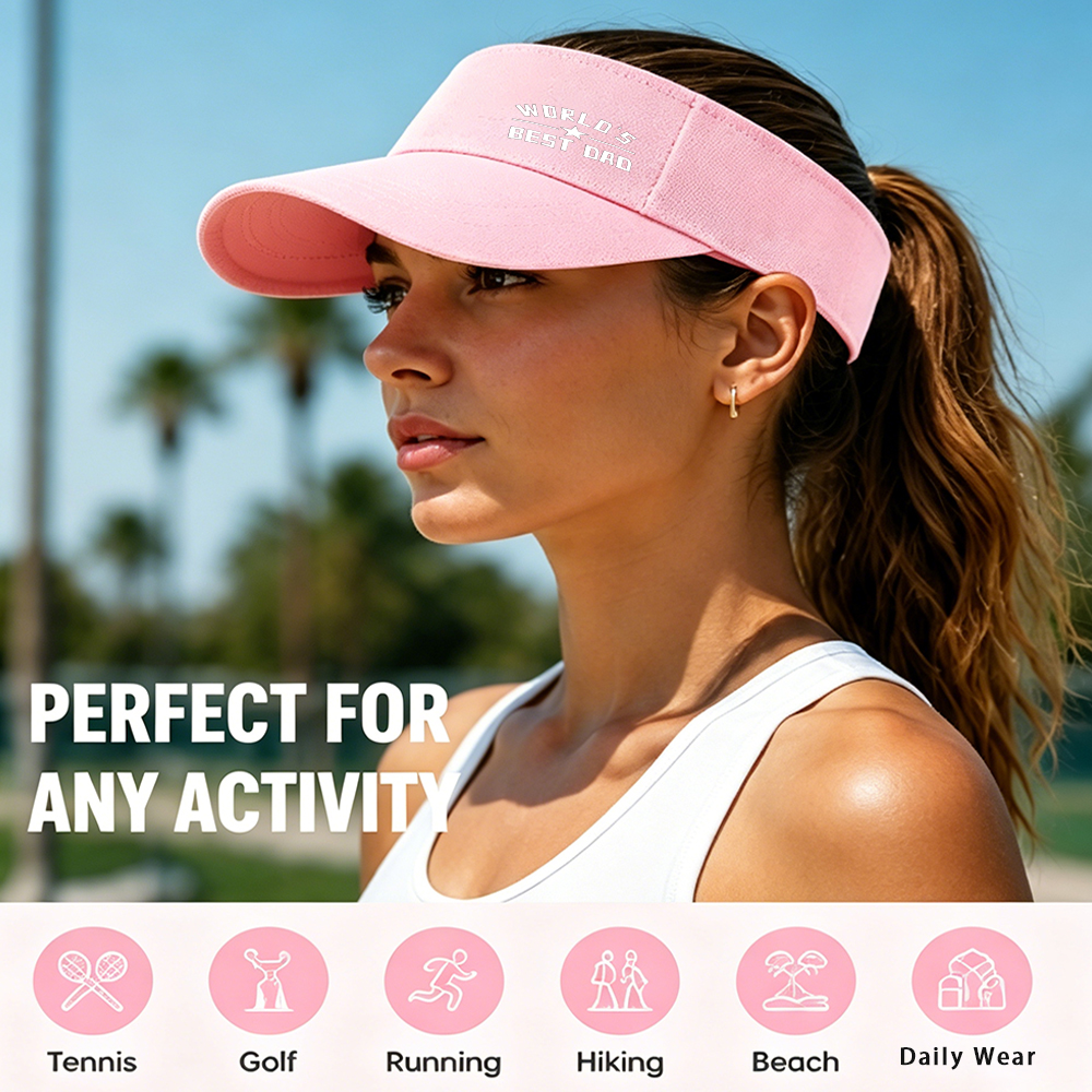 1PC Pink Unisex World's Best D - Golf Cap Dad recension och pris