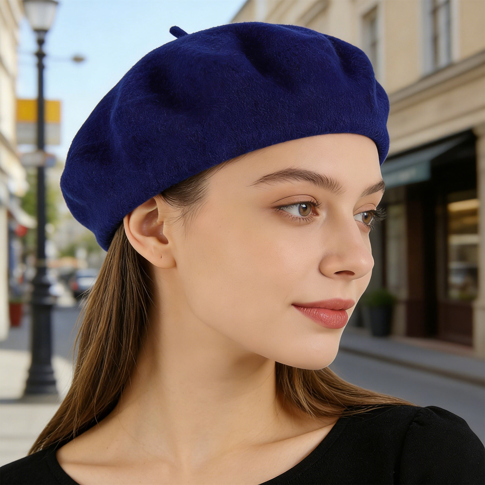French Beret Hat for Women Nav - Beret French Wool recension och pris