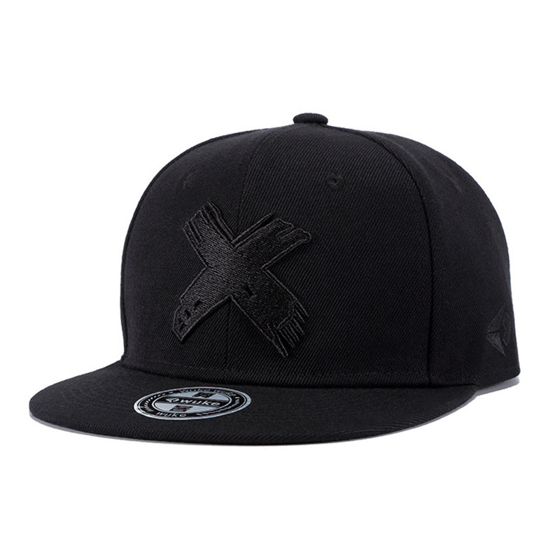 Letter X 3D Embroidered Flat-B - Snapback Hat Flat recension och pris