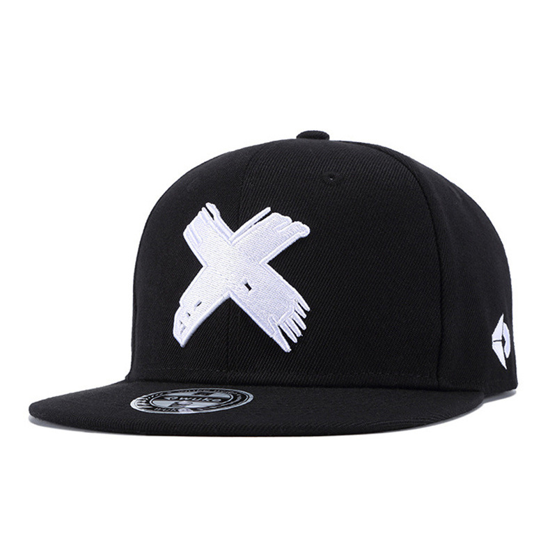 Letter X 3D Embroidered Flat-B - Snapback Hat Flat recension och pris
