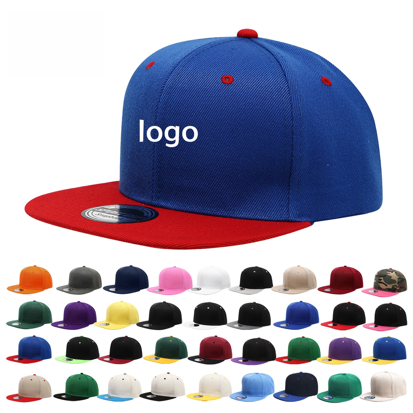 Custom Logo Snapback Caps Men  - Snapback Hat Flat recension och pris