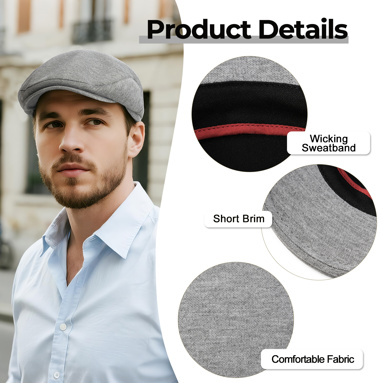 JGAGOUL Classic Newsboy Cap fo - Newsboy Cap Ivy recension och pris