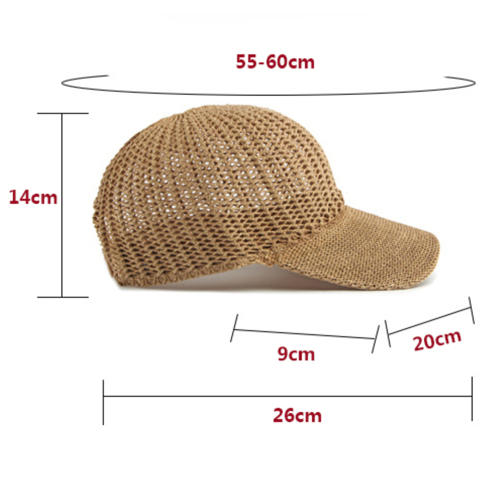 HT5086 Spring Summer Knitted B - Baseball Cap Structured recension och pris