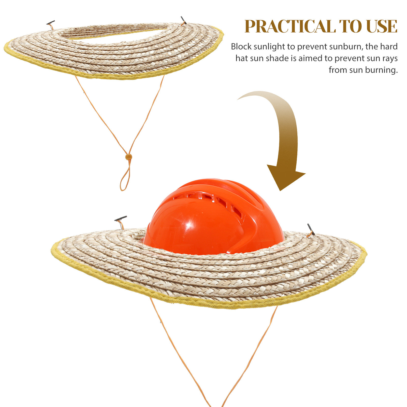 2Pcs Hard Hat Sun Shade Full B - Visor Sun Hat recension och pris