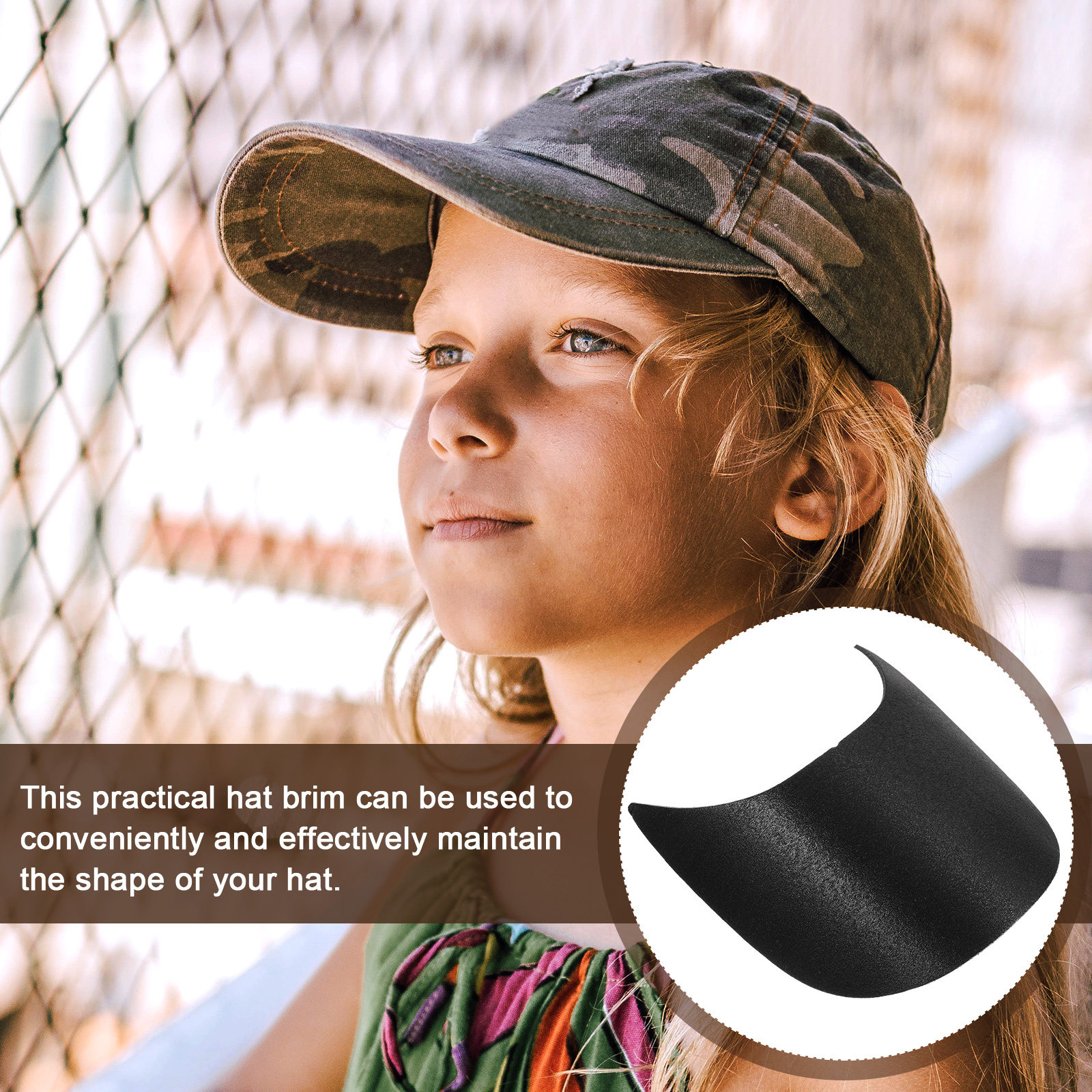 10Pcs Plastic Hat Brim Insert  - Visor Sun Hat recension och pris