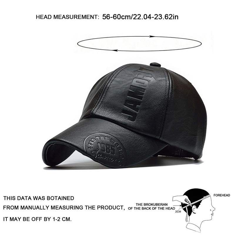 Unisex 1985 Imprinting Leather - Baseball Cap Structured recension och pris