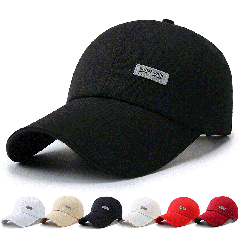 1Pcs Long Brimmed Baseball Cap - Dad Hat Cotton recension och pris