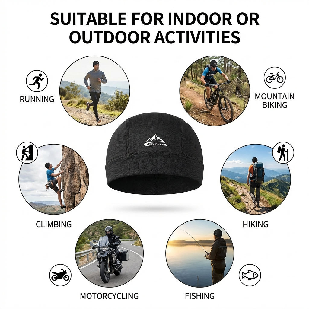 Quick-Dry Breathable Skull Cap - Skull Cap Helmet Liner recension och pris