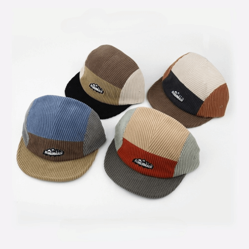 Retro Corduroy Baseball Cap St - Corduroy Cap 5 Panel recension och pris