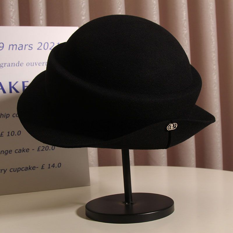 Wool Felt Sun Hats Round Top K - Fedora Hat Wool recension och pris