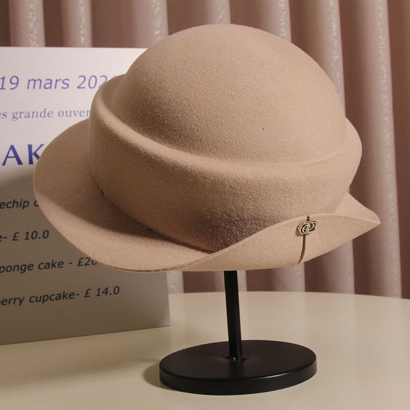Wool Felt Sun Hats Round Top K - Fedora Hat Wool recension och pris