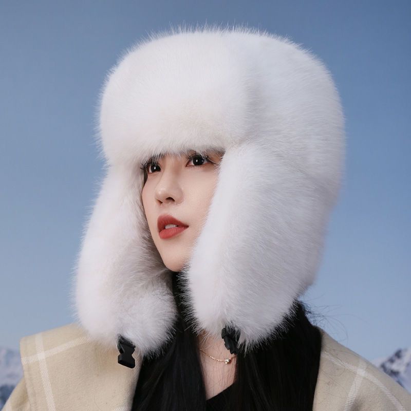 2025 New Winter Women Faux Fur - Winter Trapper Hat recension och pris