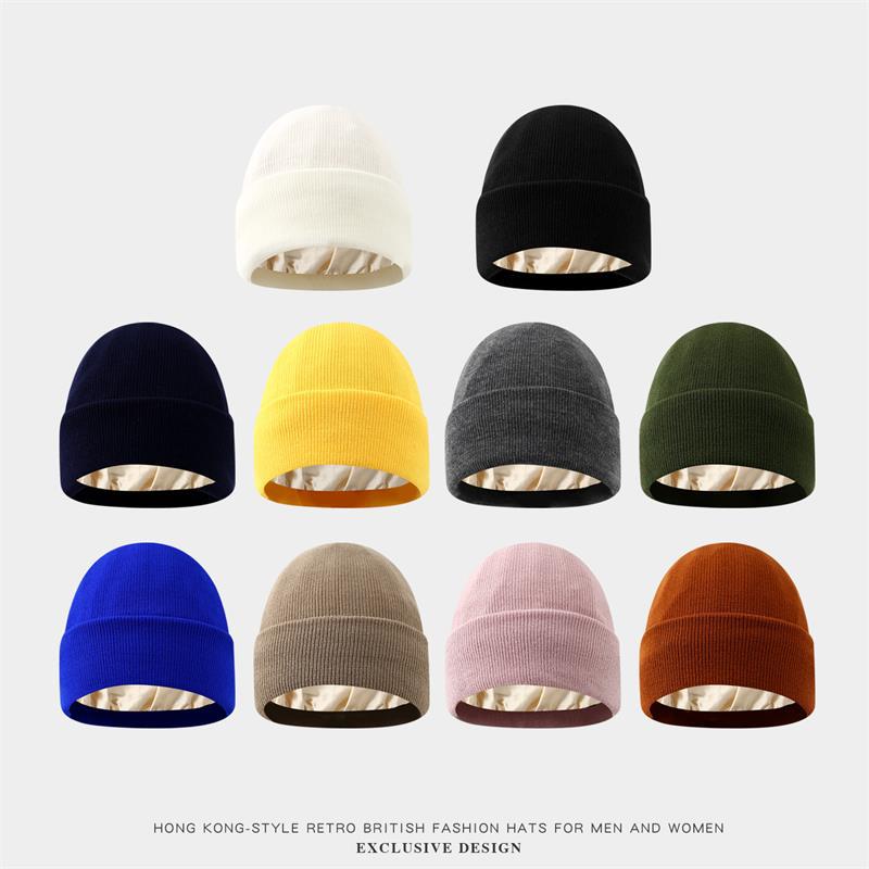 Unisex Satin Lined Anti Static - Beanie Cuffed Knit recension och pris