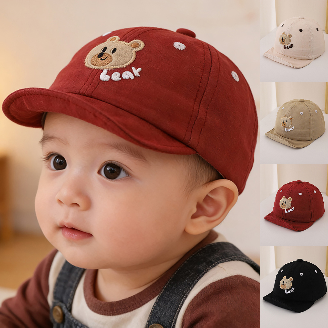 Cute Baby Peaked Hat Soft Brim - Visor Sun Hat recension och pris