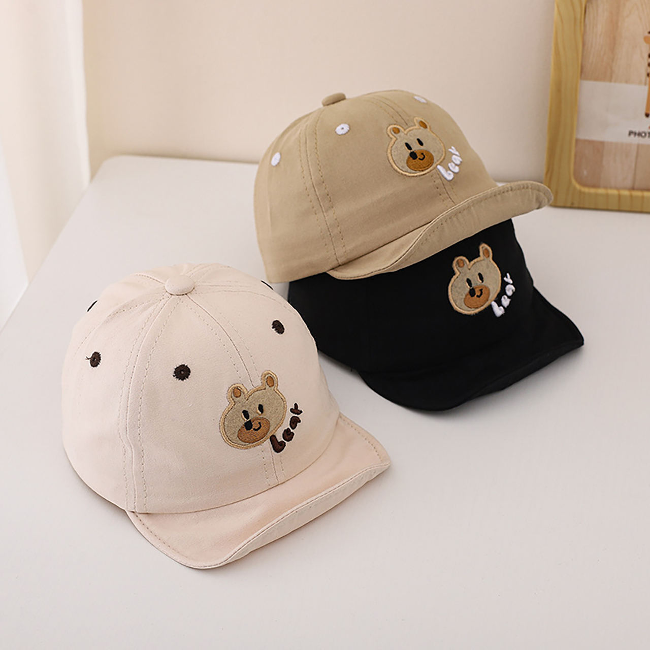 Cute Baby Peaked Hat Soft Brim - Visor Sun Hat recension och pris