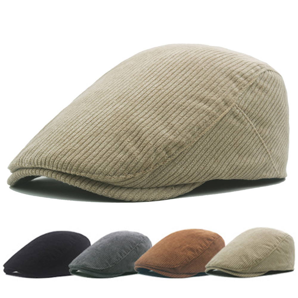 New Beret Corduroy Ivy Cap Hat - Newsboy Cap Ivy recension och pris