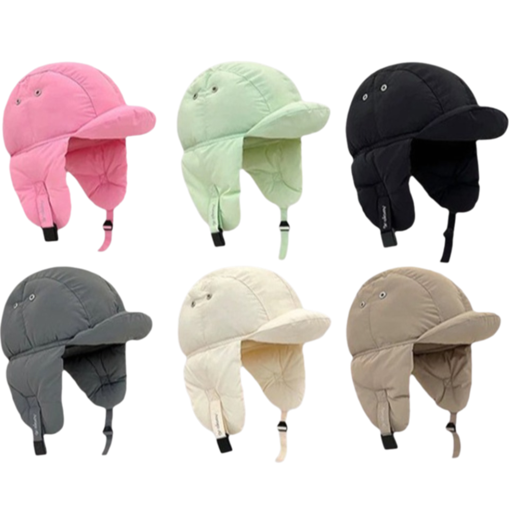 Solid Color Padded Bomber Hats - Trapper Hat Ear Flap recension och pris
