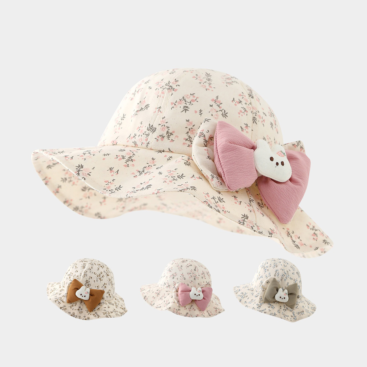 Baby Ruffle Brim Basin Cap Spr - Bucket Hat Cotton recension och pris