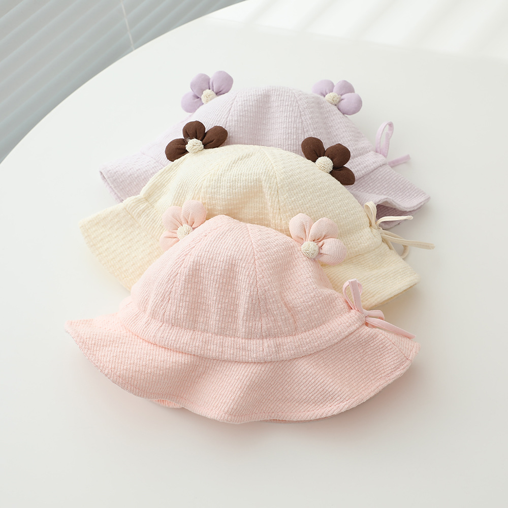 Baby Girls Sun Hat 48cm 6-24 M - Bucket Hat Cotton recension och pris