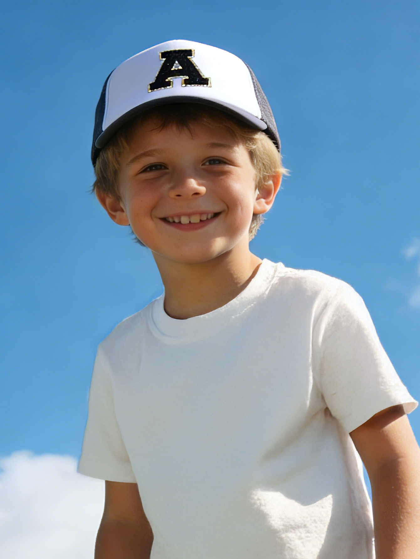 1pc Gray Hat With 26-Letter Pa - Visor Sun Hat recension och pris