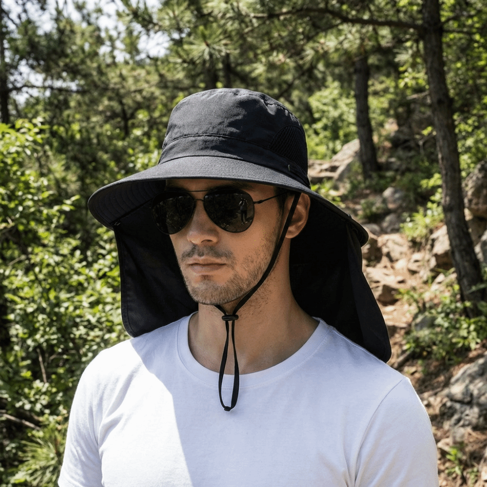 Removable Cloth Men Sun Hat Bi - Bucket Hat Cotton recension och pris
