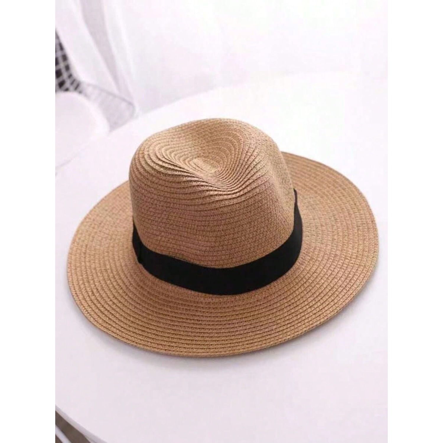 1 X Jazz Style Panama Hat with - Cowboy Hat Straw recension och pris