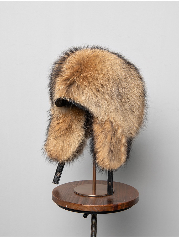 100% Real Fox Fur Hats Women's - Trapper Hat Ear Flap recension och pris