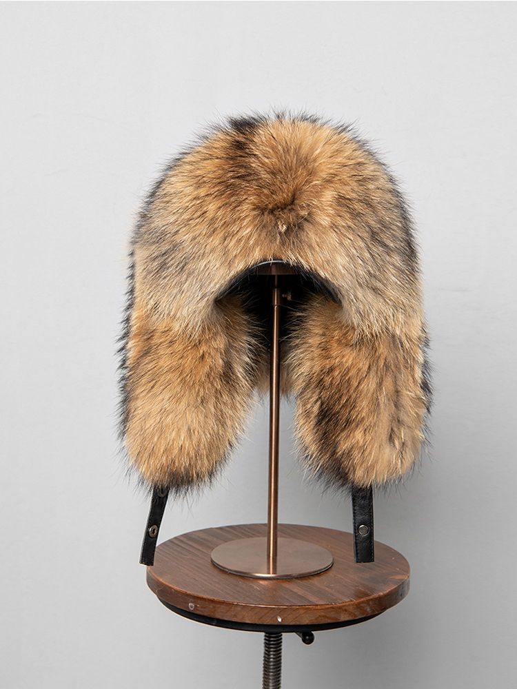 100% Real Fox Fur Hats Women's - Trapper Hat Ear Flap recension och pris