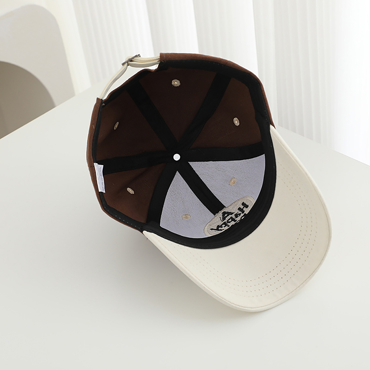 Letter Patchwork Baseball Cap  - Visor Sun Hat recension och pris