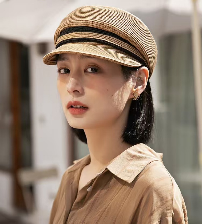 UV Protection Straw Cap Women  - Newsboy Cap Ivy recension och pris