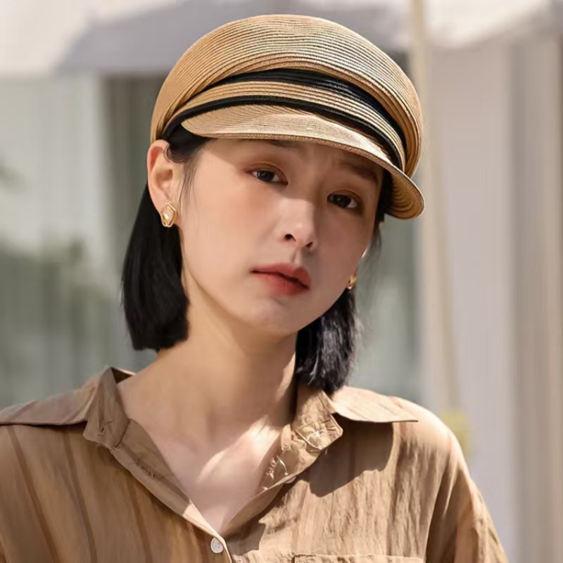 UV Protection Straw Cap Women  - Newsboy Cap Ivy recension och pris