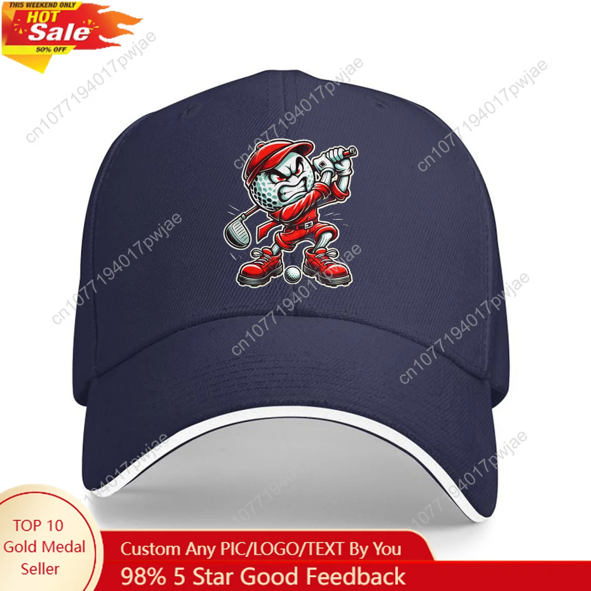 Breathable Men's Trucker Cap w - Dad Hat Cotton recension och pris