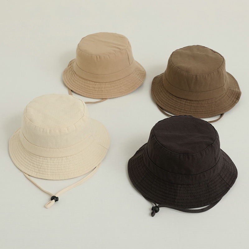 Solid Color Kids Bucket Hat Fa - Bucket Hat Cotton recension och pris