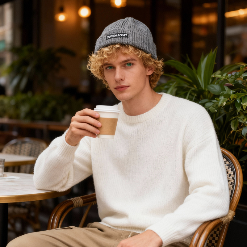 1pc Winter Warm Beanie for Men - Beanie Cuffed Knit recension och pris